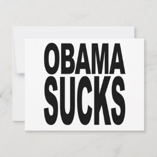 Carte Obama Sucks