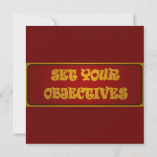 CARTE OBJECTIFS AMBITIONS OBJECTIFS GAGNANT JEU JOUEUR C
