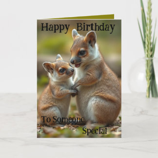 Carte Obligations Familiales : Mama And Baby Quokka, Car