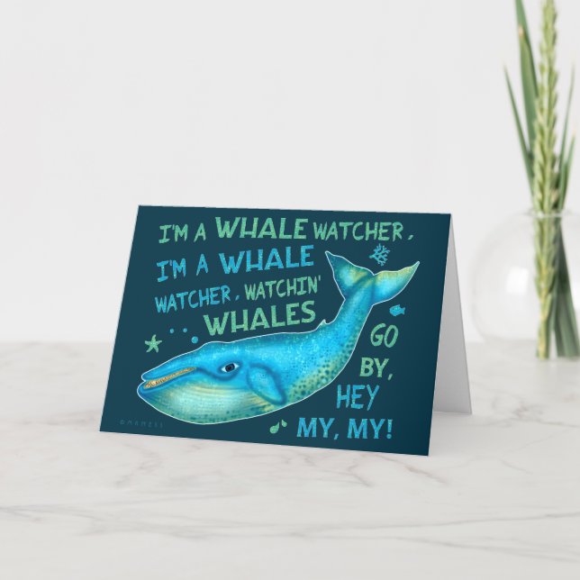 Carte Observation des baleines Vacances en famille Crois (Devant)