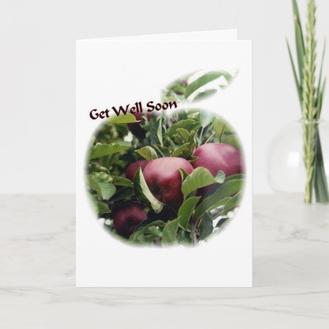Carte Obtenez bien Apple (Devant)