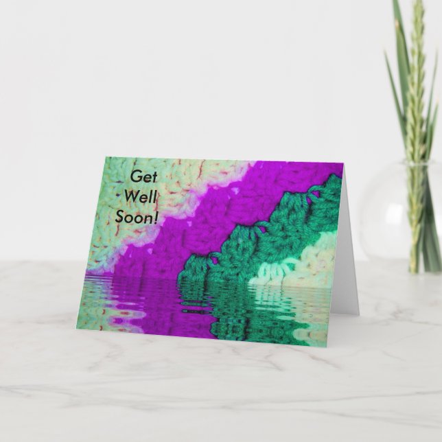 Carte Obtenez bien bientôt (Devant)