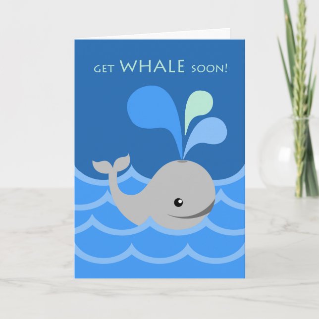 Carte Obtenez Des Baleines Bientôt, Allez Bien, Sentez-V (Devant)