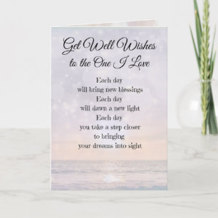 Carte Obtenez des voeux pour le design One I Love