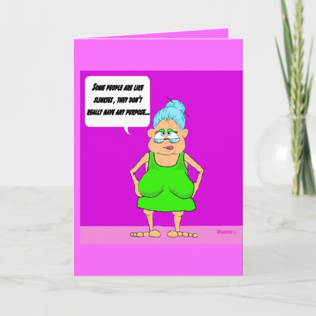 Carte Obtenez Gladys bon (Devant)