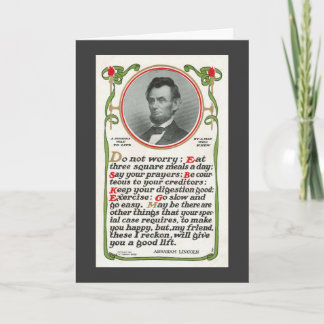 Carte Obtenez la manière raisonnable de Bien-Lincoln