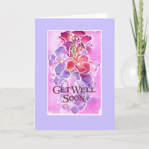 Carte Obtenir Bien Personnalisable - Fleurs D'Oeil