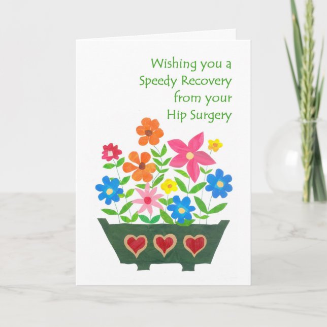 Carte Obtenir - Chirurgie de hanche (Devant)