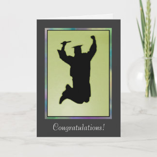 Carte Obtention du diplôme - Congrats masculin sur
