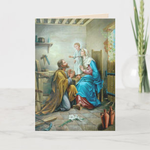 Carte Occasion spéciale de la naissance de la Sainte Fam