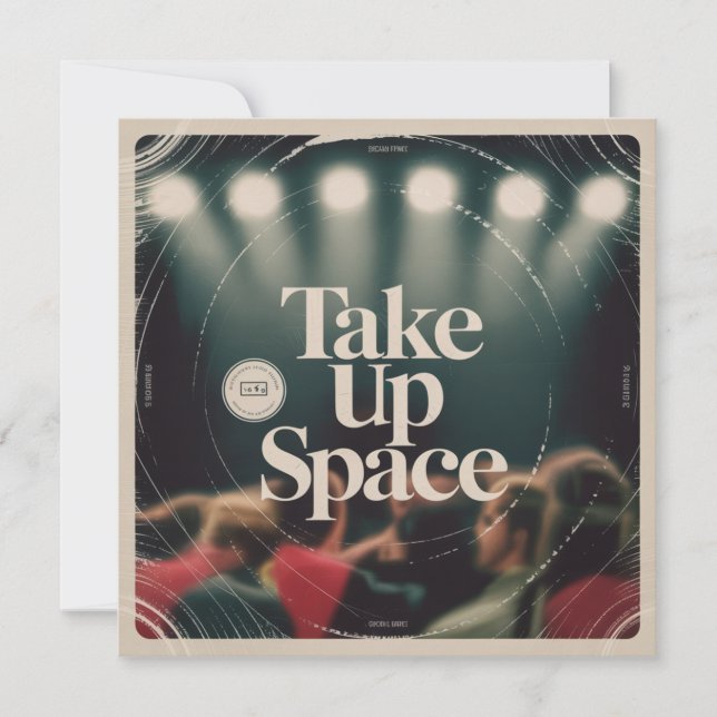 Carte Occuper l'espace (Devant)