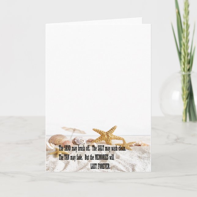 Carte Ocean Beach Memories (Devant)