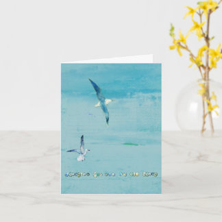 Carte Ocean themed greeting card