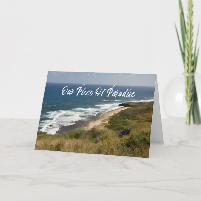 Carte Océan tropical Surf de plage de sable de mer Natur (Devant)