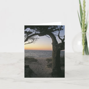 Carte Ocracoke Sunset Note