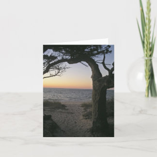 Carte Ocracoke Sunset Note