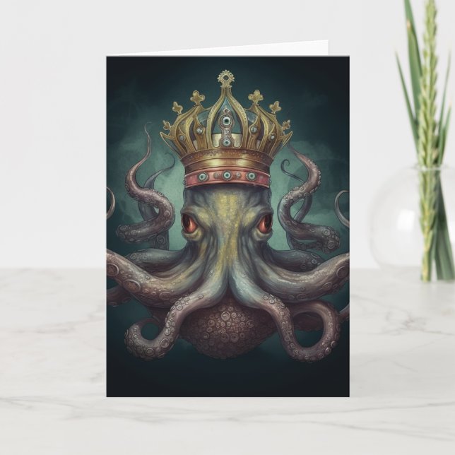 Carte Octopus dans la Couronne en toutes occasions (Devant)
