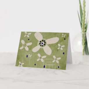 Carte Ode au ventilateur au plafond