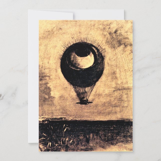 Carte Odilon Redon - Oeil Balloon (Devant)