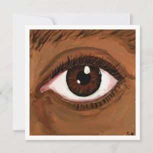 Carte Oeil chaud