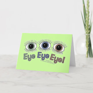 Carte Oeil des yeux !