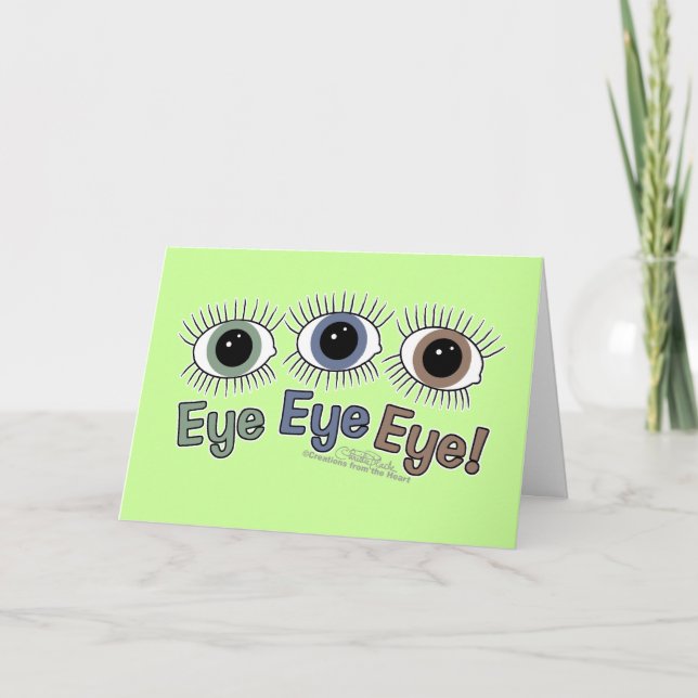 Carte Oeil des yeux ! (Devant)