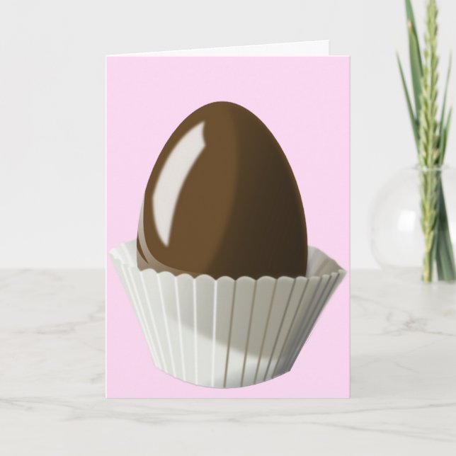 Carte OEuf au chocolat (Devant)