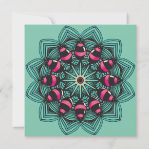 Carte Oeufs de bonbons Mandala