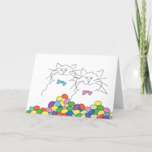 Carte Oeufs de Pâques