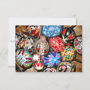 Carte OEufs de Pâques ukrainiens