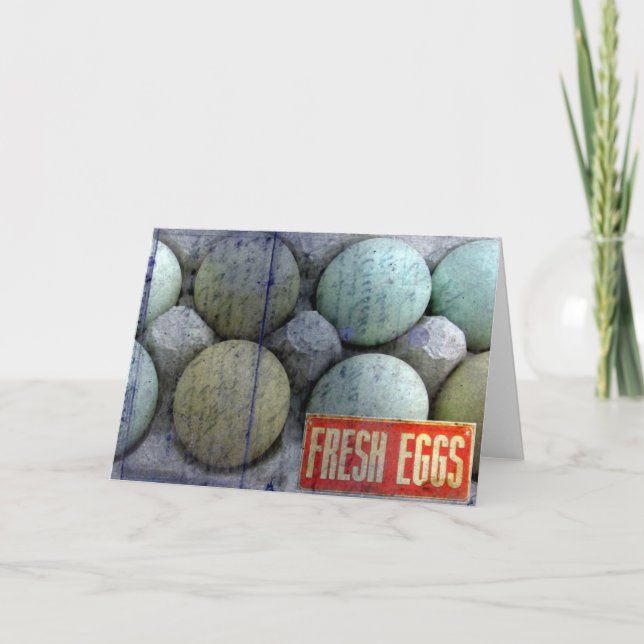 Carte Oeufs frais (Devant)