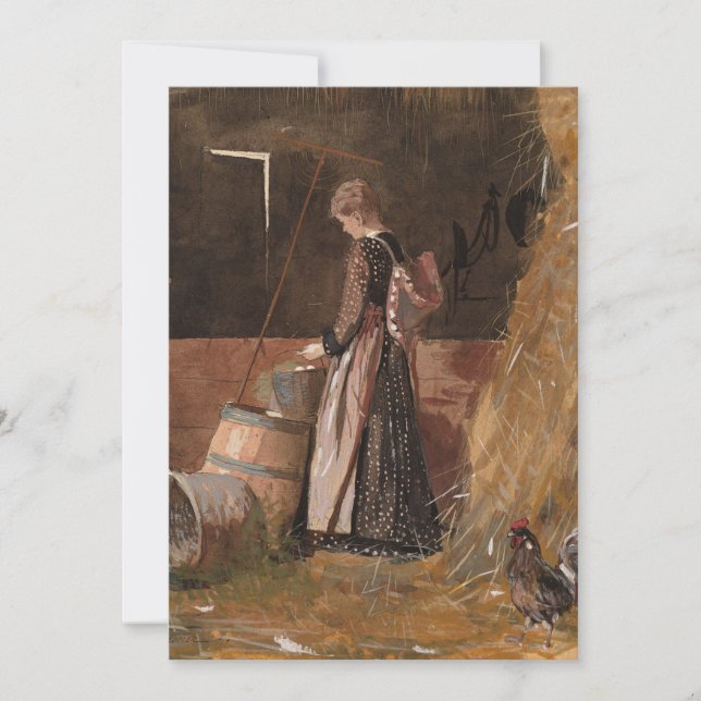 Carte Oeufs frais | Winslow Homer (Devant)