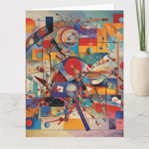 Carte Oeuvre Abstraite moderne