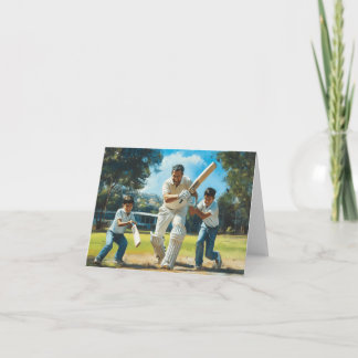 Carte Œuvre d'art numérique de cricket