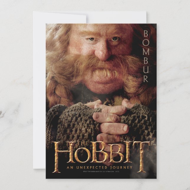 Carte Oeuvre d'édition limitée : Bombur (Devant)