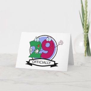 Carte Officiellement bannière de 29 anniversaires