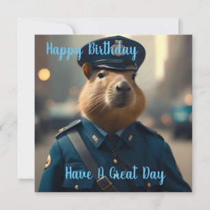 Carte Officier Capybara : Garder la paix,