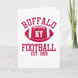 Carte Offre cadeau du fan de football de Buffalo