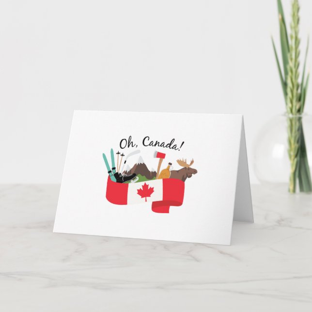 Carte Oh Canada (Devant)