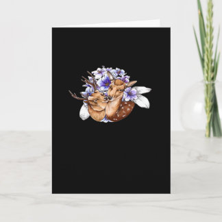 Carte Oh Cerf Style Minimaliste Propre