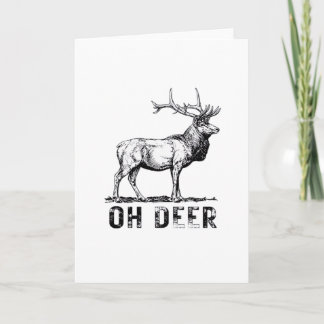 Carte Oh Deer Bold Graphic Expression