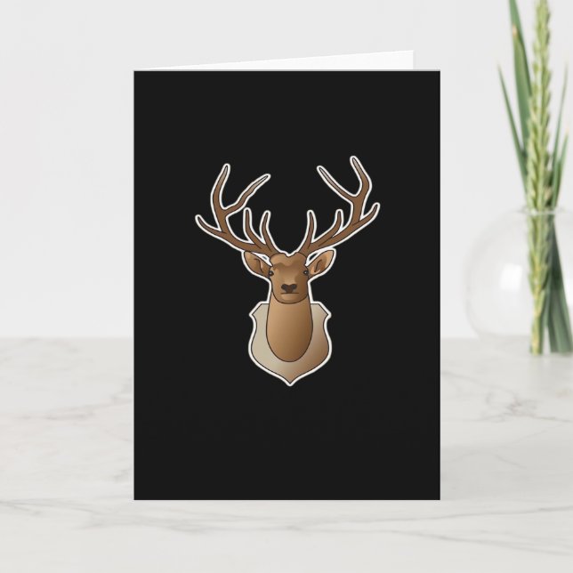 Carte Oh Deer Minimal Design (Devant)