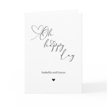 Oh Happy Day Heart Embellished Wedding