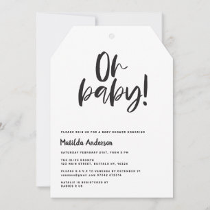 Carte Oh mon chéri ! un scandinave graphique moderne