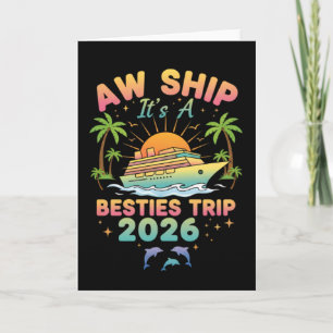 Carte Oh mon dieu, c'est une croisière de voyage entre m