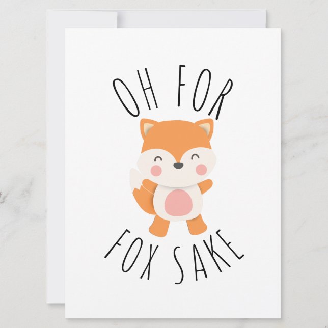 Carte Oh pour Fox Sake (Devant)