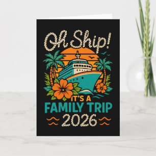 Carte Oh Ship Voyage en Famille Croisière 2026