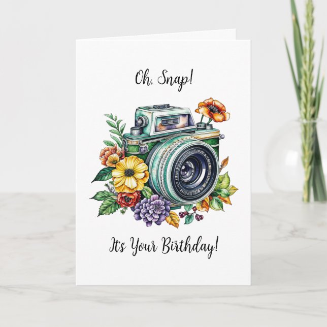 Carte Oh, Snap | C'est ton anniversaire ! (Devant)