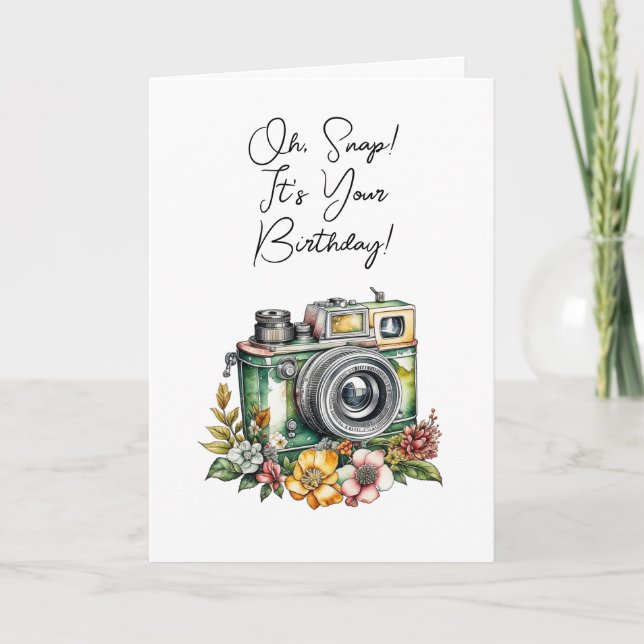 Carte Oh, Snap, c'est ton anniversaire ! (Devant)