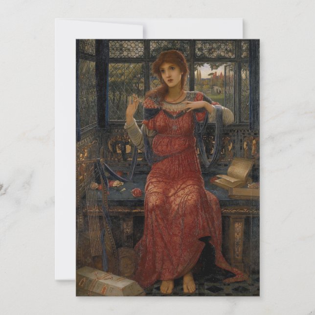 Carte Oh Swallow, Swallow par John Melhuish Strudwick (Devant)